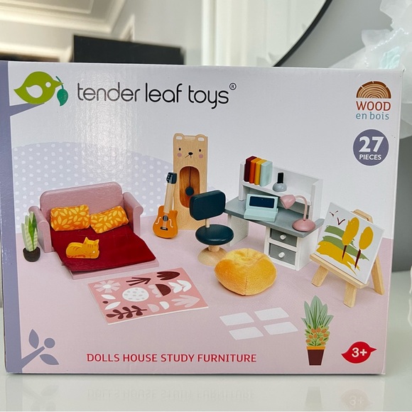 🆕Tender Leaf Dolls House Study Furniture - Picture 2 of 7